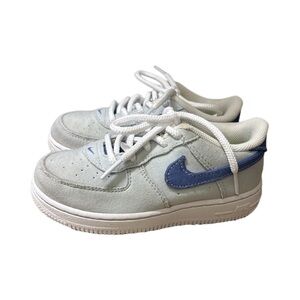 Nike Kids' Air Force 1 LV8 Blue Tint Polar Gray and Blue Sneakers Size 10C